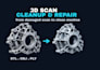 clean, repair and optimize 3d scan meshes